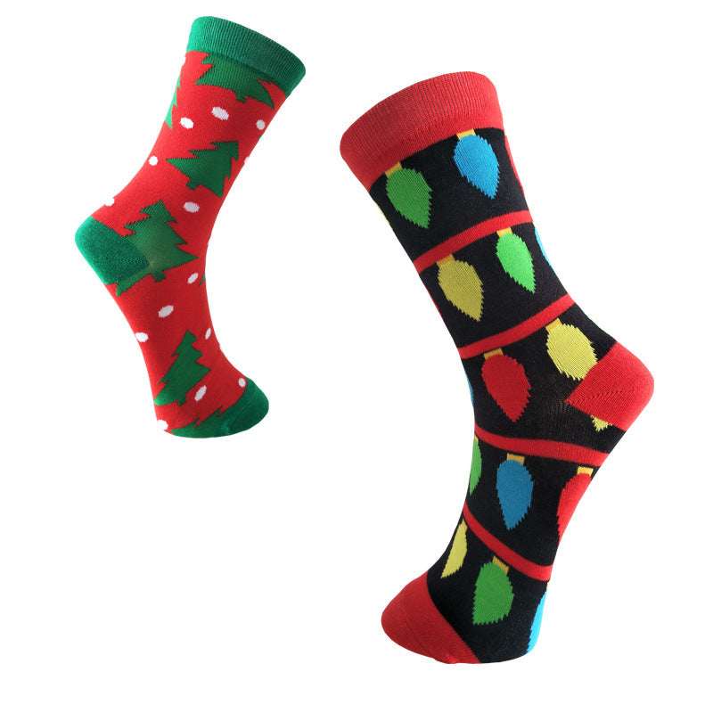 Wholesale Socks Spandex Christmas Cute Cartoon Breathable Socks JWE-SK-YiYan015