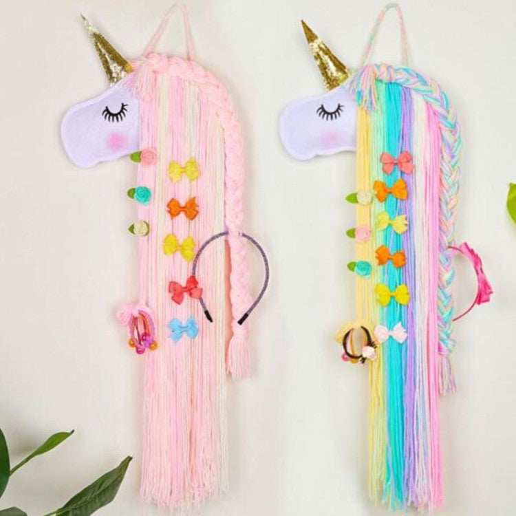 Wholesale Decorative Felt Unicorn Kids Hairpin Organizer MOQ≥3 JWE-DNC-TongW001