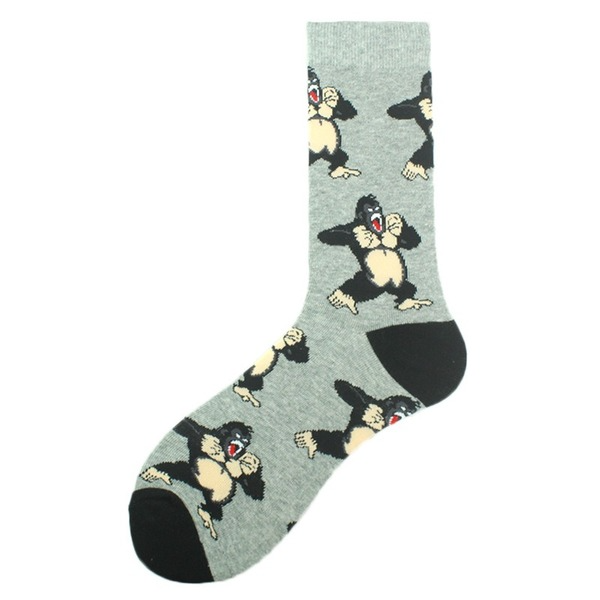 Wholesale Cotton Animal Geometric Fruit Socks Men's Plus Size Long Socks JWE-SK-KAF041