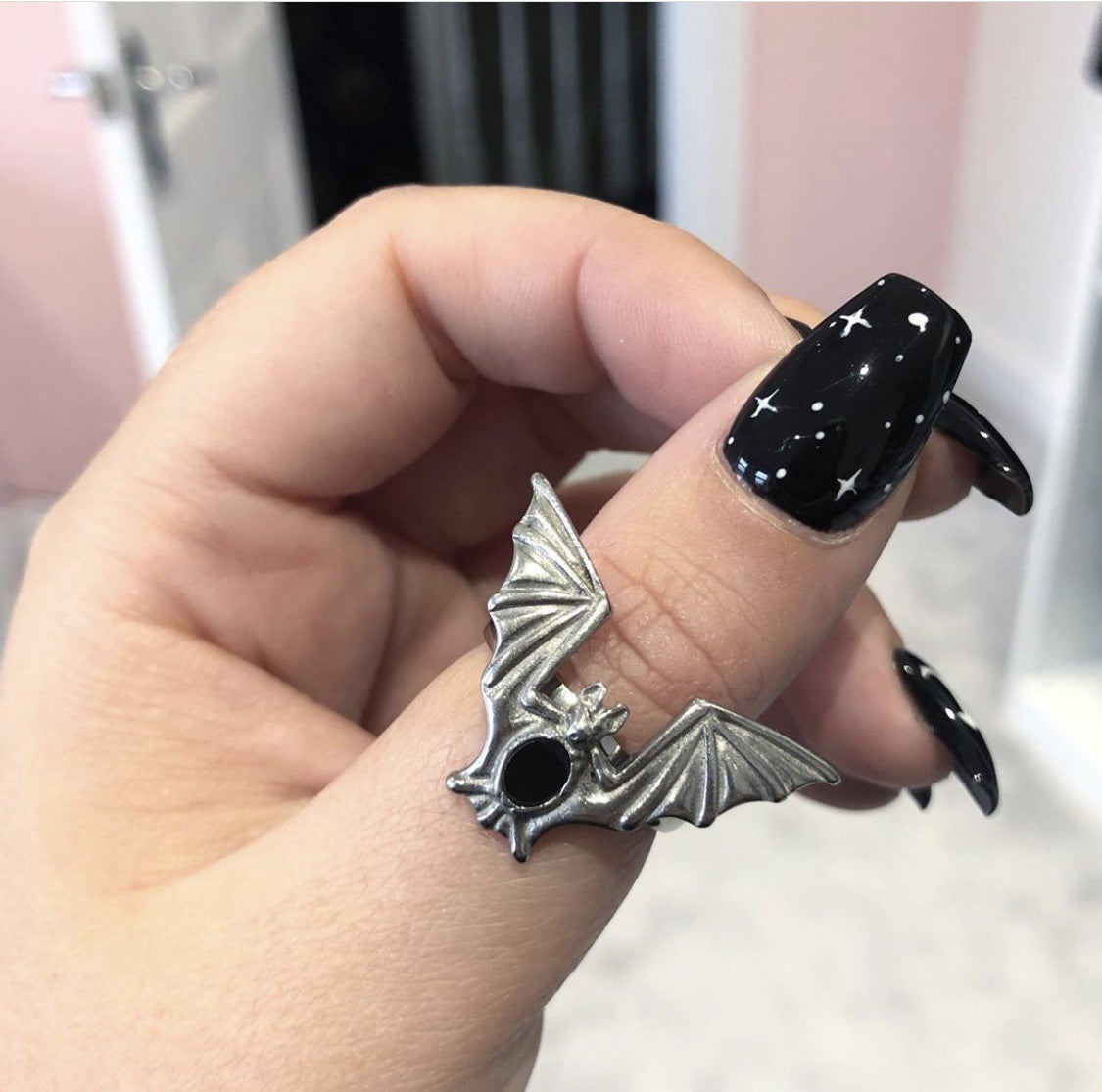 Wholesale Rings Alloy Halloween Bat JWE-RS-sanj054