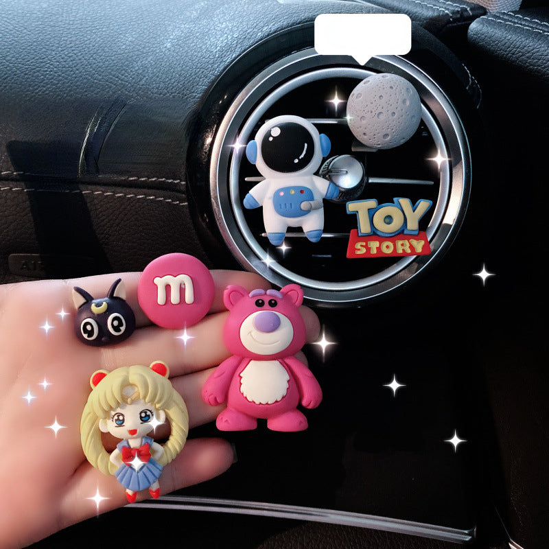 Wholesale Car Air Conditioner Air Outlet Decoration Resin Cute Aromatherapy Perfume Clip MOQ≥2 JWE-CA-Hyy002
