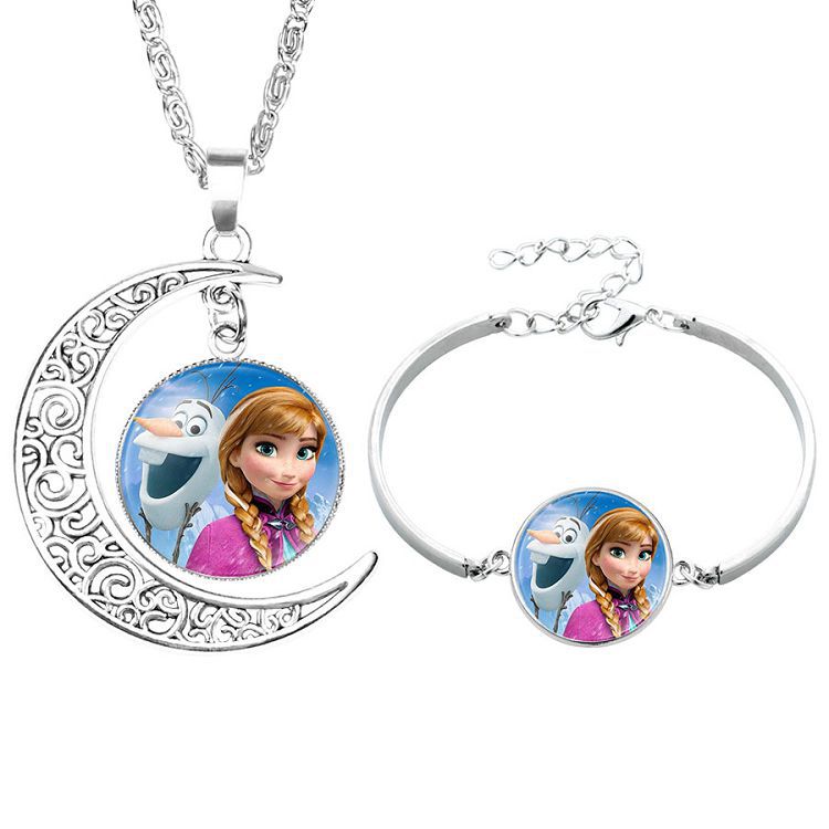 Wholesale Necklace Alloy Cute Animation Bracelet Set MOQ≥2 (M) JWE-NE-NingX011