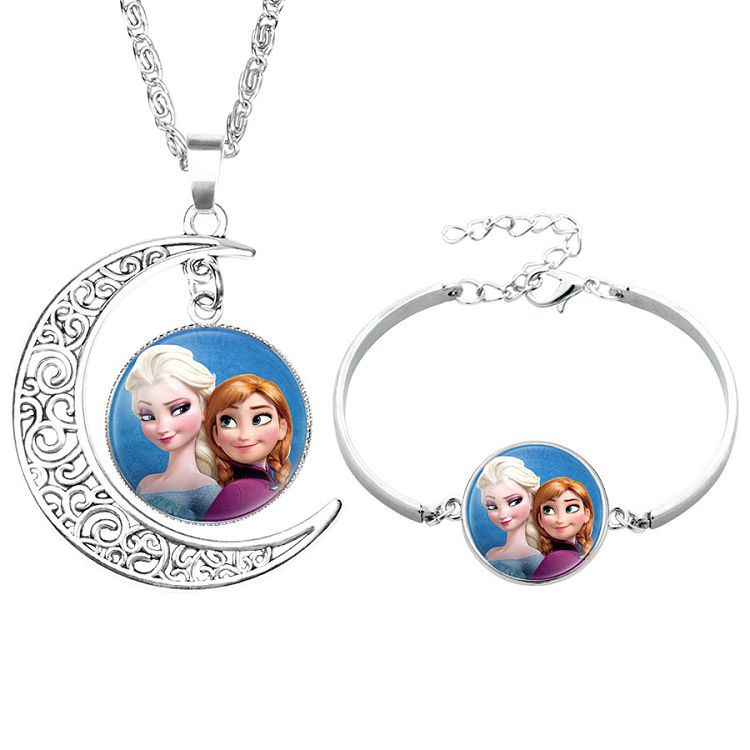 Wholesale Necklace Alloy Cute Animation Bracelet Set MOQ≥2 (M) JWE-NE-NingX011