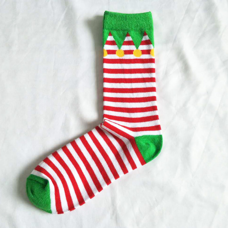 Wholesale Socks Spandex Christmas Cute Cartoon Breathable Socks JWE-SK-YiYan015