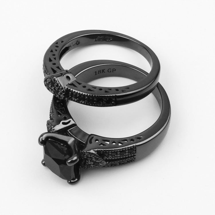 Wholesale Rings Alloy Black Nano Zircon Luxurious JWE-RS-MingC007