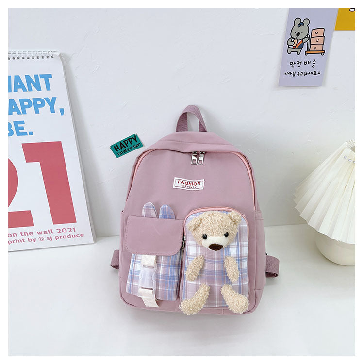 Wholesale cartoon bear bunny children backpack JWE-SD-KM017