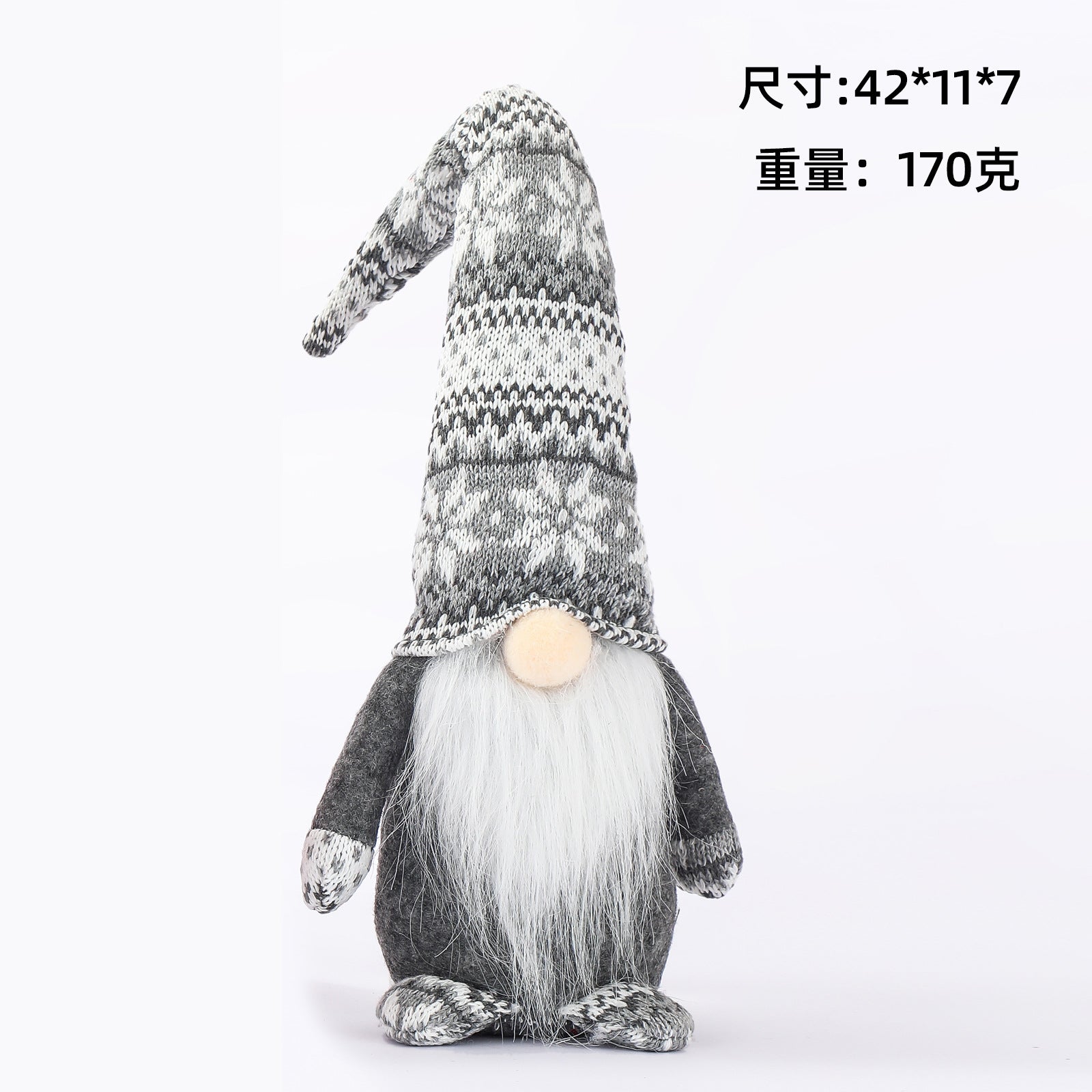 Wholesale Ornament Fabric Faceless Old Man Wool Old Man Window Ornament JWE-OS-ChiY003