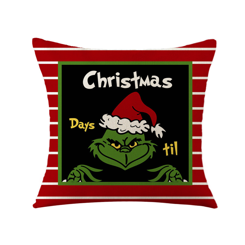 Wholesale Christmas Cartoon Printed Pillowcase MOQ≥2 JWE-PW-Weix001