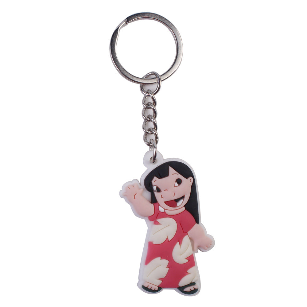 Wholesale Keychain PVC Cute Cartoon Pendant MOQ≥2 (M) JWE-KC-MiMai006