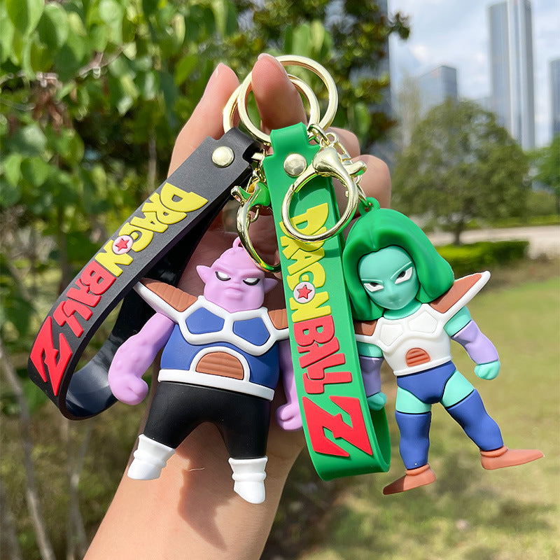 Wholesale Keychains For Backpacks Cartoon Goku Dragon Ball Series Keychain Pendant Car Ornament (M) JWE-KC-FeiRun077