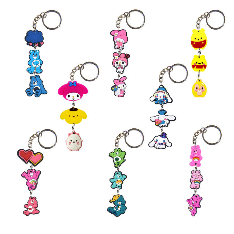 Wholesale Keychains PVC Cute Cartoon Anime(S) MOQ≥10 JWE-KC-BZYH006