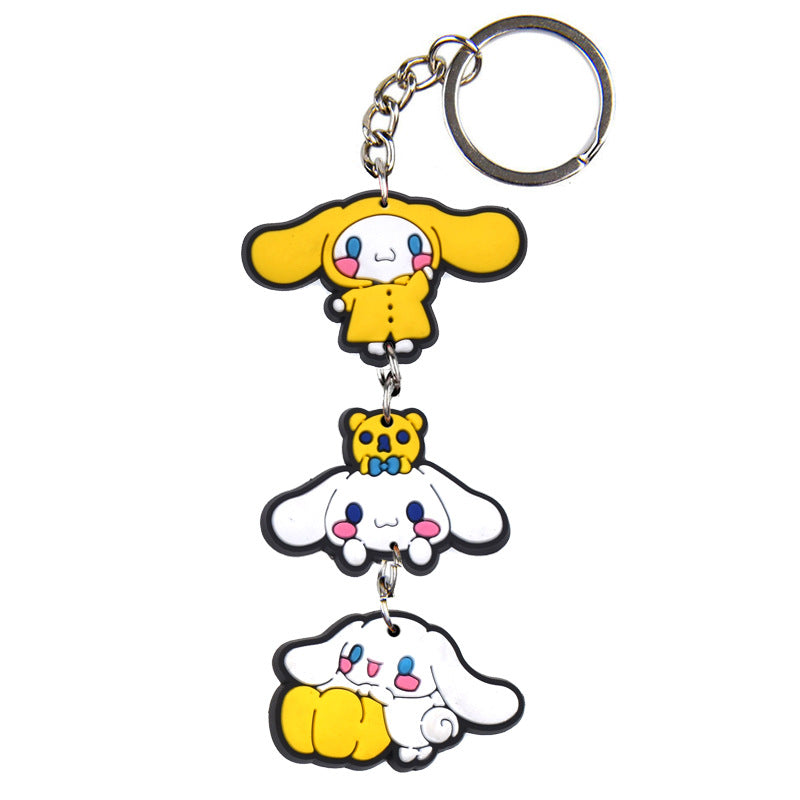 Wholesale Keychains PVC Cute Cartoon Anime(S) MOQ≥10 JWE-KC-BZYH006