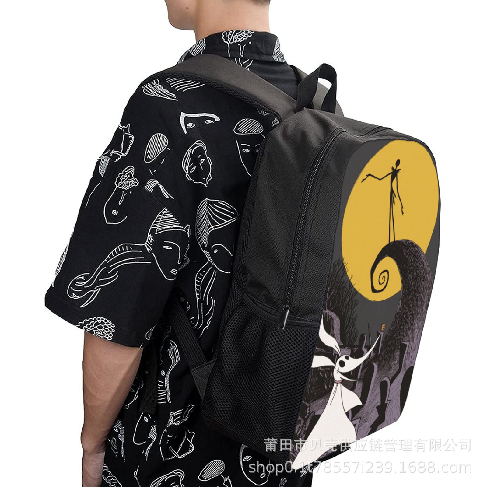Wholesale Backpack Polyester Anime Printed Large Capacity (M) JWE-BP-Beike002