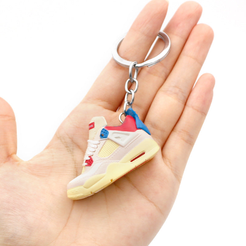 Wholesale keychain 3D three-dimensional sneakers toy jewelry pendant (F) JWE-KC-QLP032