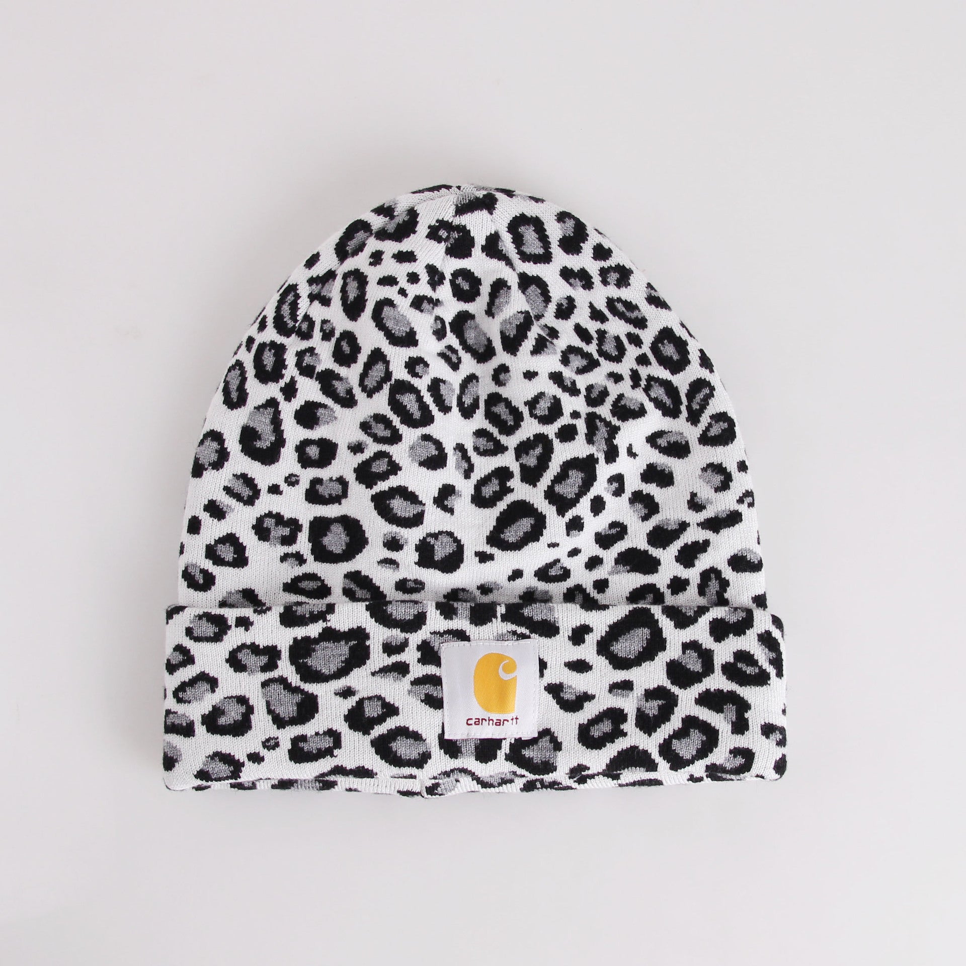 Wholesale Hat Acrylic Warm Leopard Jacquard Fabric Label Knit Cap (F) JWE-FH-XRong016