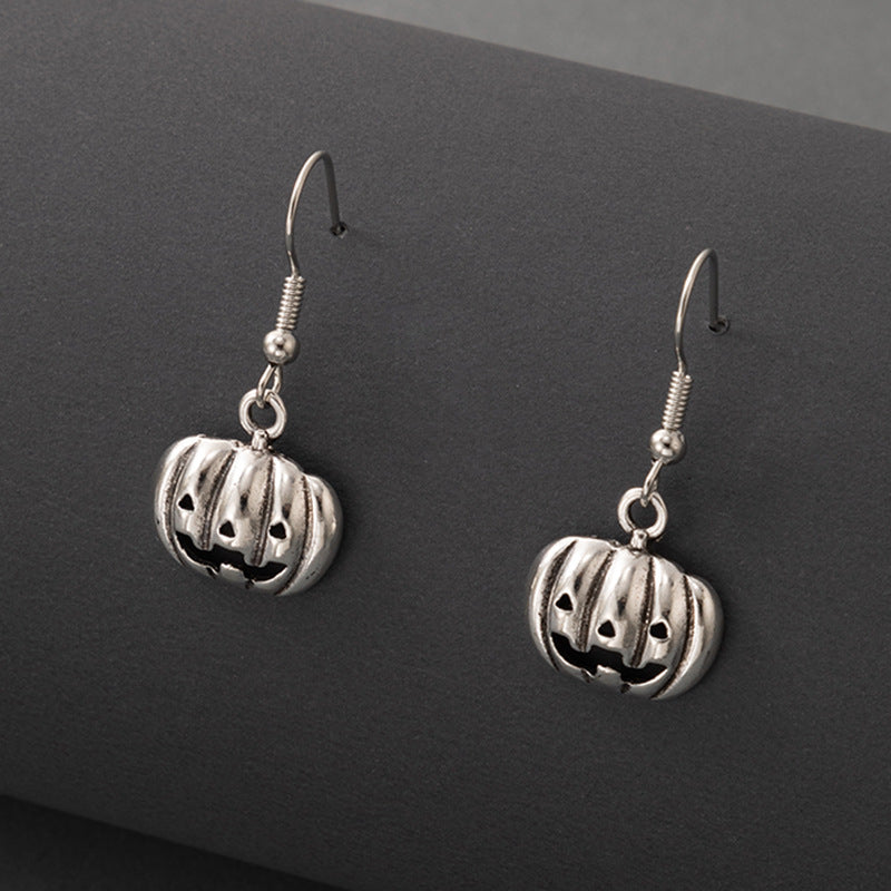 Wholesale Earring Alloy Halloween Pumpkin Ghost Earrings JWE-ES-MOM019