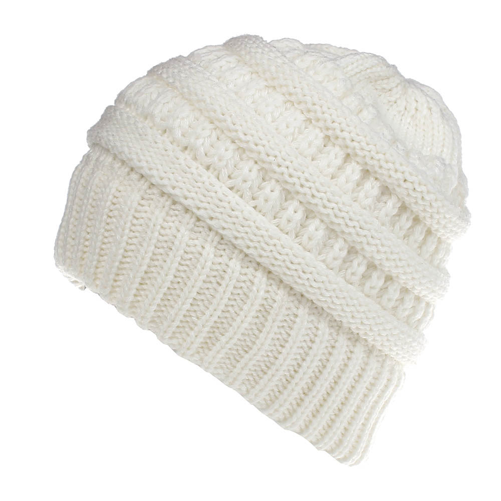 Wholesale Hat Acrylic Solid Color Wool Multifunctional Knitted Hat MOQ≥2 JWE-FH-SNan002