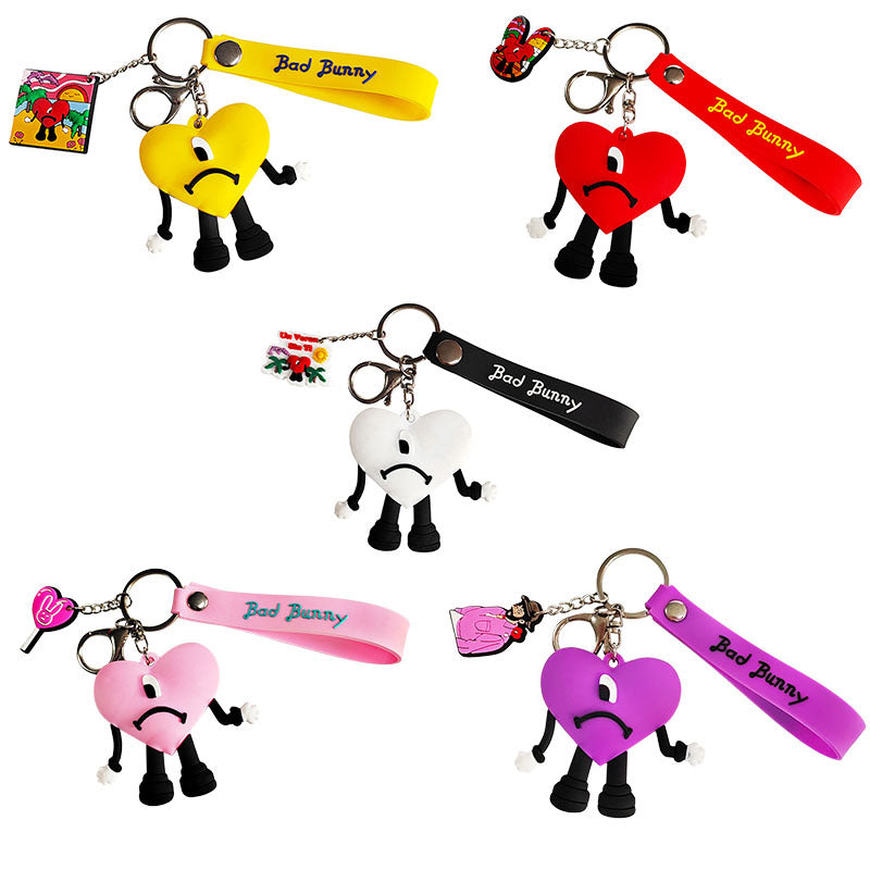 Wholesale Keychains PVC Hardware Love Cute Cartoon (M) MOQ≥5 JWE-KC-MaiQii001