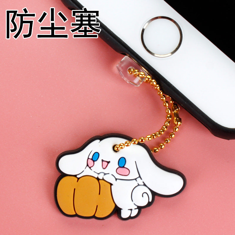 Wholesale Mobile Phone Dust Plug PVC Cute Cartoon Pendant MOQ≥3 (S) JWE-PC-ZhongJ001