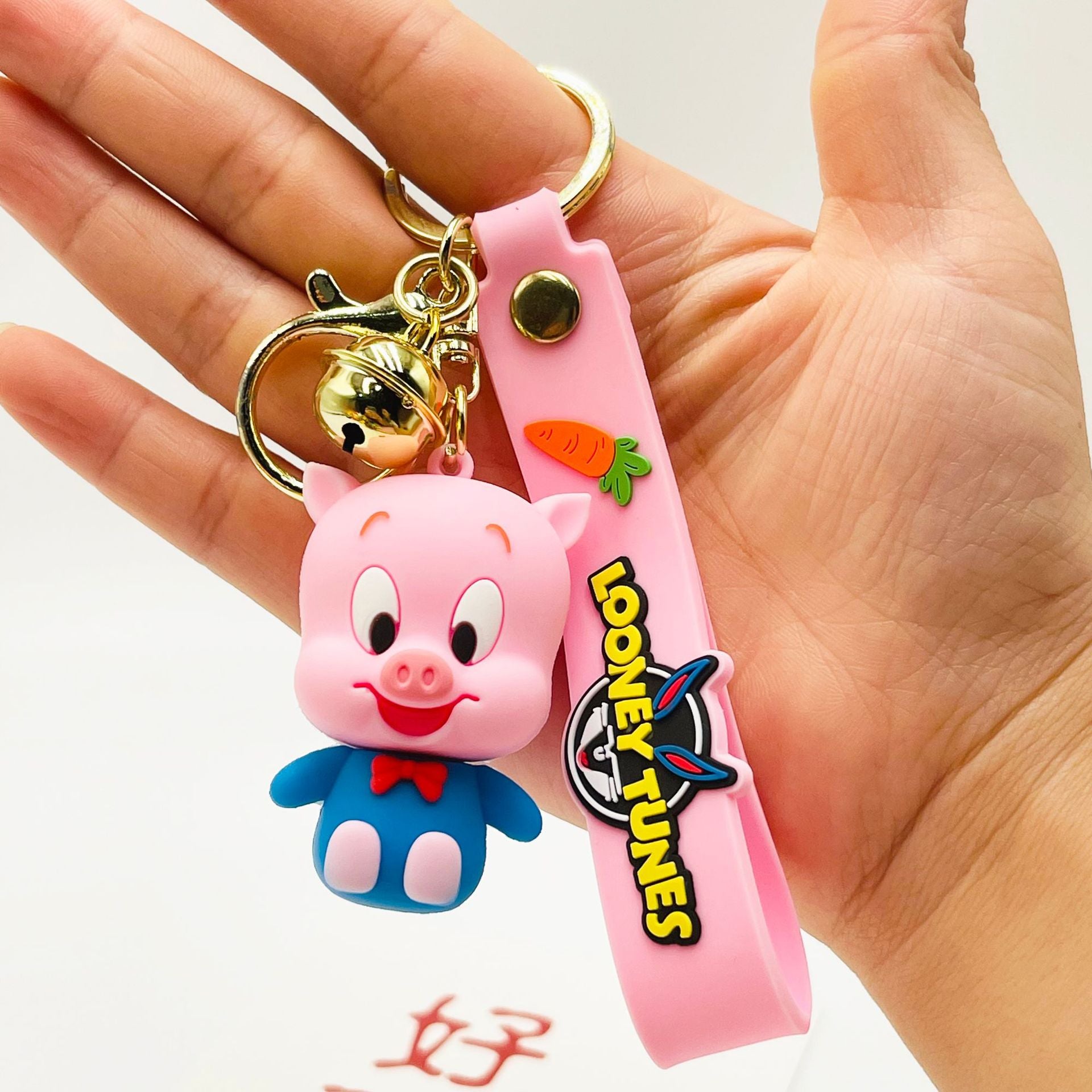 Wholesale Keychains PVC Bunny Cartoon Cute (M) JWE-KC-XiangY040