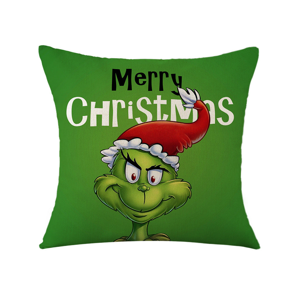 Wholesale Christmas Cartoon Printed Pillowcase MOQ≥2 JWE-PW-Weix001