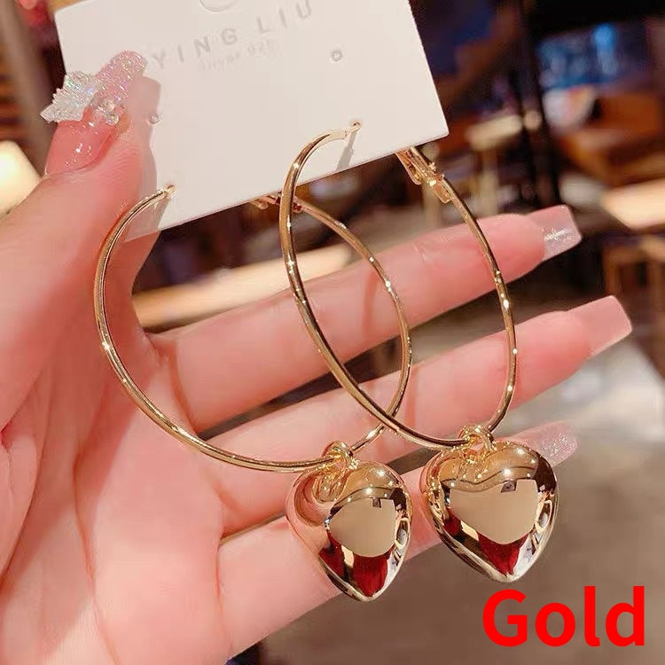 Wholesale Earrings Metal Hearts JWE-ES-KaiS001