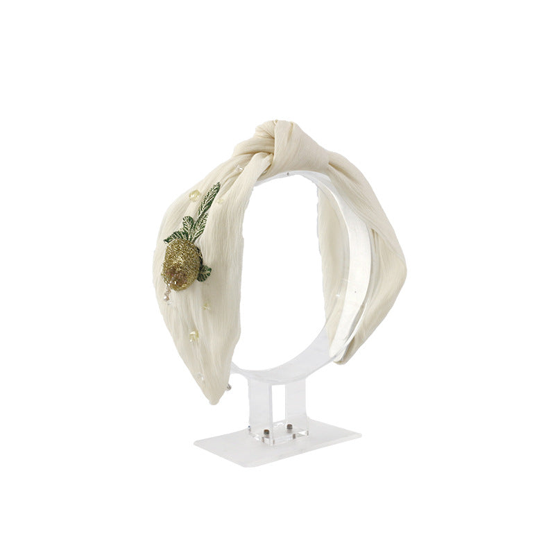 Wholesale Headband Gauze Bow Princess Style MOQ≥3 JWE-HD-HMXS008