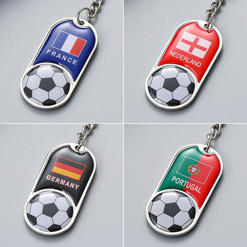 Wholesale Keychain Alloy World Cup Souvenirs National Team Pendant JWE-KC-RuiQi004