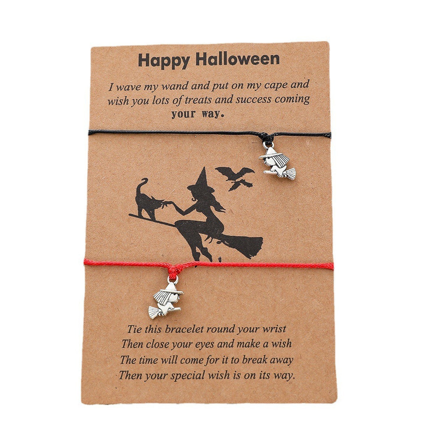 Wholesale Bracelet Alloy Wax Thread CCB Braid Spoof Witch Halloween JWE-BT-AiMu008