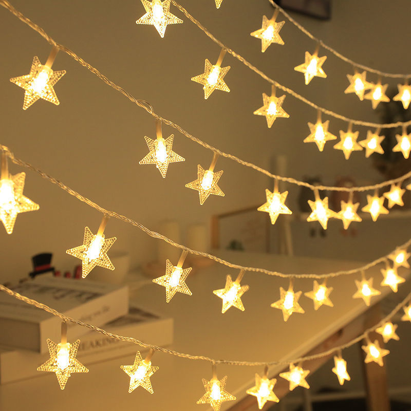 Wholesale Decorative Ribbon Bedroom Star String Lights LED JWE-DCN-Huanj004