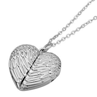 Wholesale Necklace Alloy Heart Angel Wings Photo Frame Photo Box JWE-NE-JiSha011