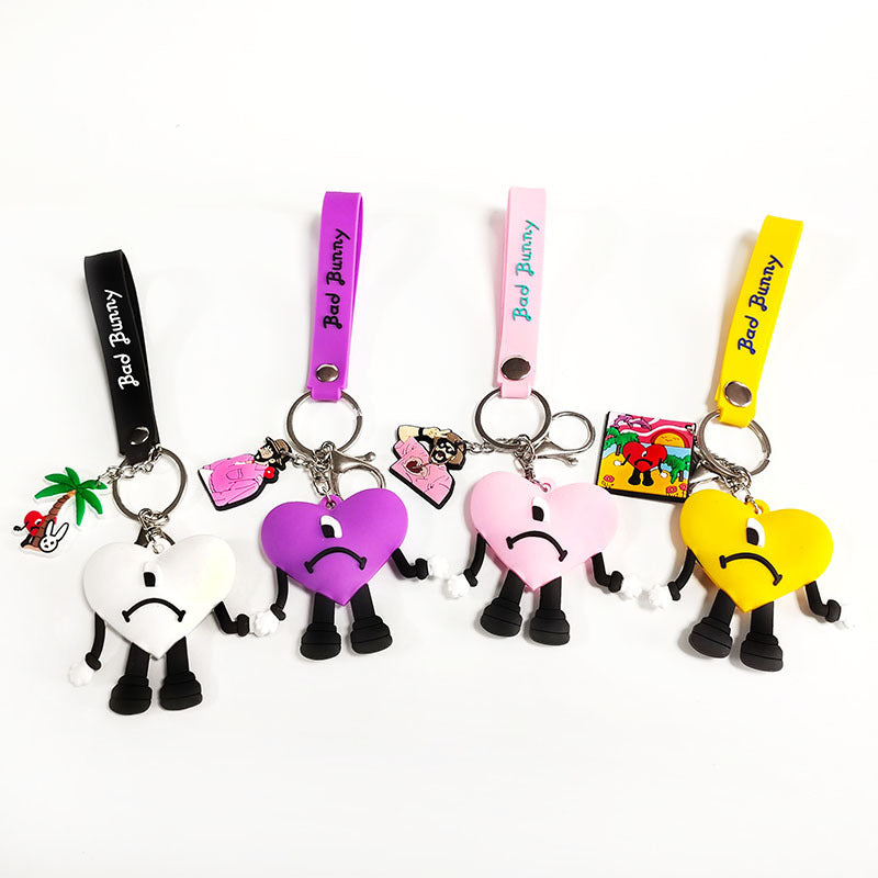 Wholesale Keychains PVC Hardware Love Cute Cartoon (M) MOQ≥5 JWE-KC-MaiQii001