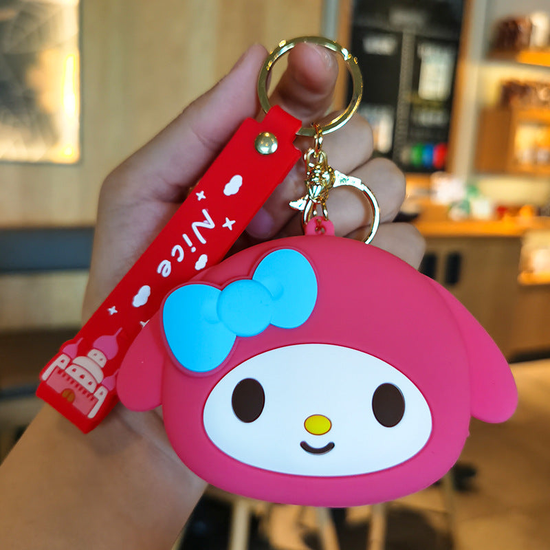Wholesale Keychains PVC Hardware Cute Cartoon Animated Coin Purse (S) JWE-KC-YMeng019