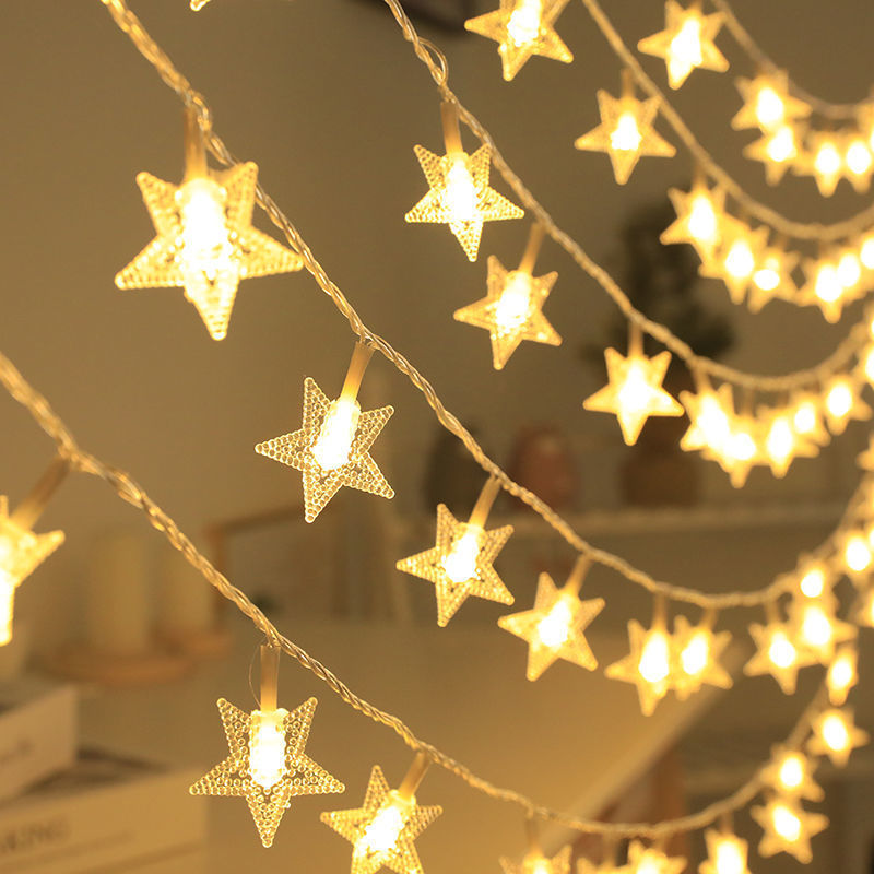 Wholesale Decorative Ribbon Bedroom Star String Lights LED JWE-DCN-Huanj004