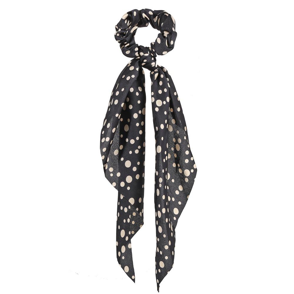 Wholesale color chiffon retro printing simulation tow hair ring JWE-HS-F300