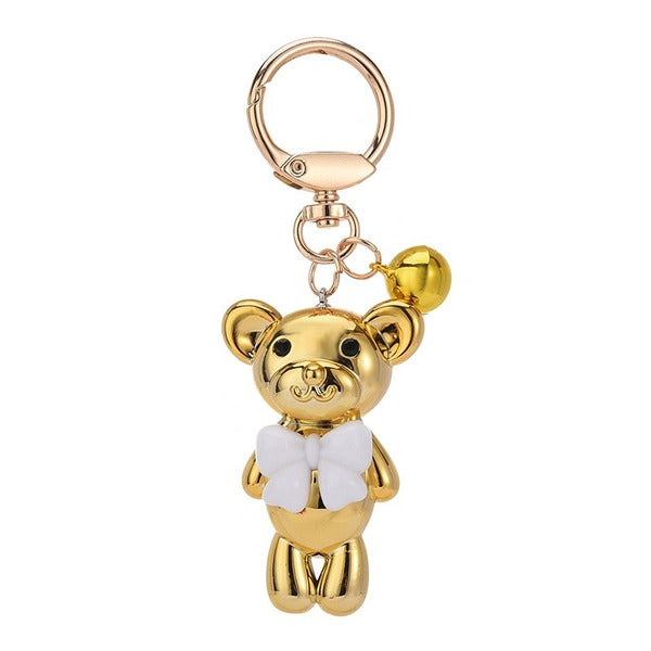 Wholesale color metal bear keychain JWE-KC-WS037