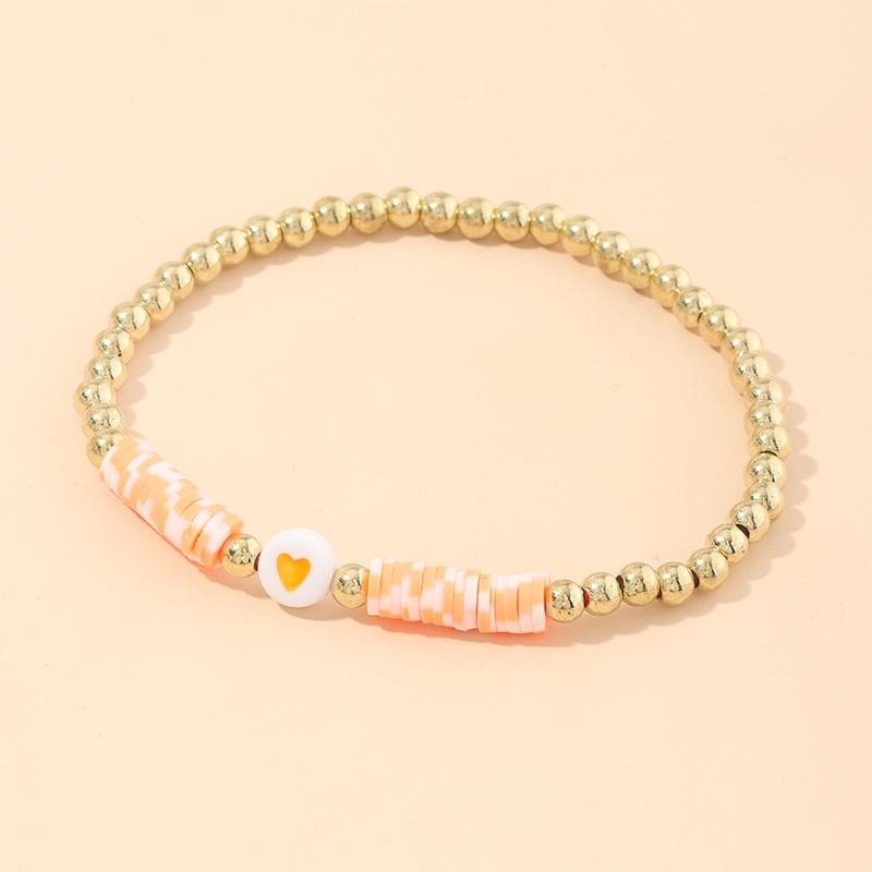 Wholesale color soft ceramic shell bracelets JWE-BT-e023