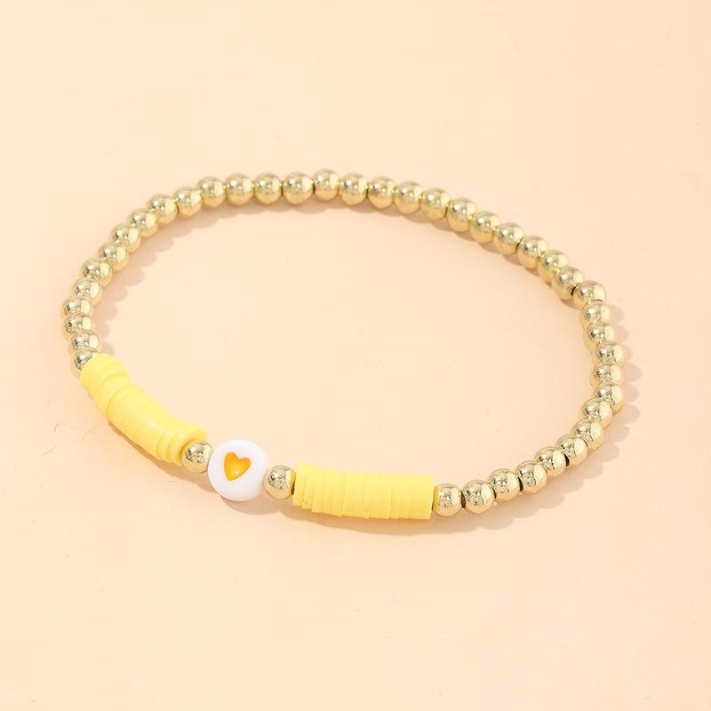 Wholesale color soft ceramic shell bracelets JWE-BT-e023