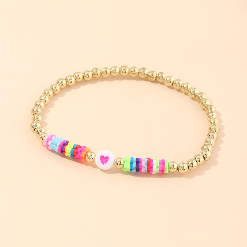 Wholesale color soft ceramic shell bracelets JWE-BT-e023