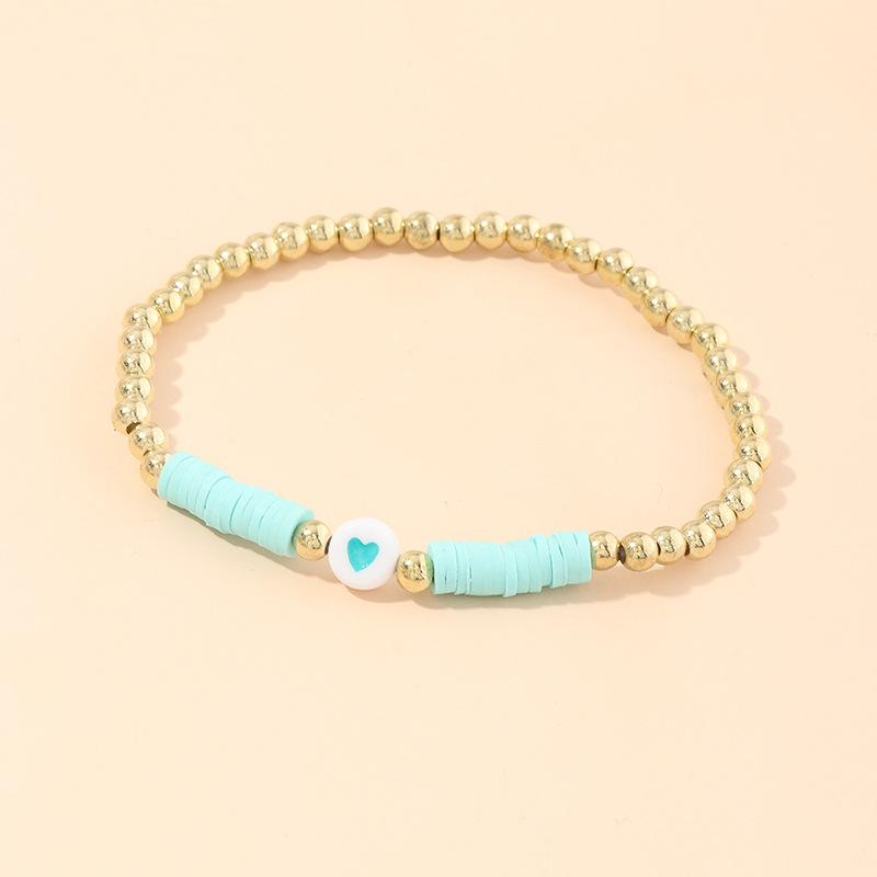 Wholesale color soft ceramic shell bracelets JWE-BT-e023