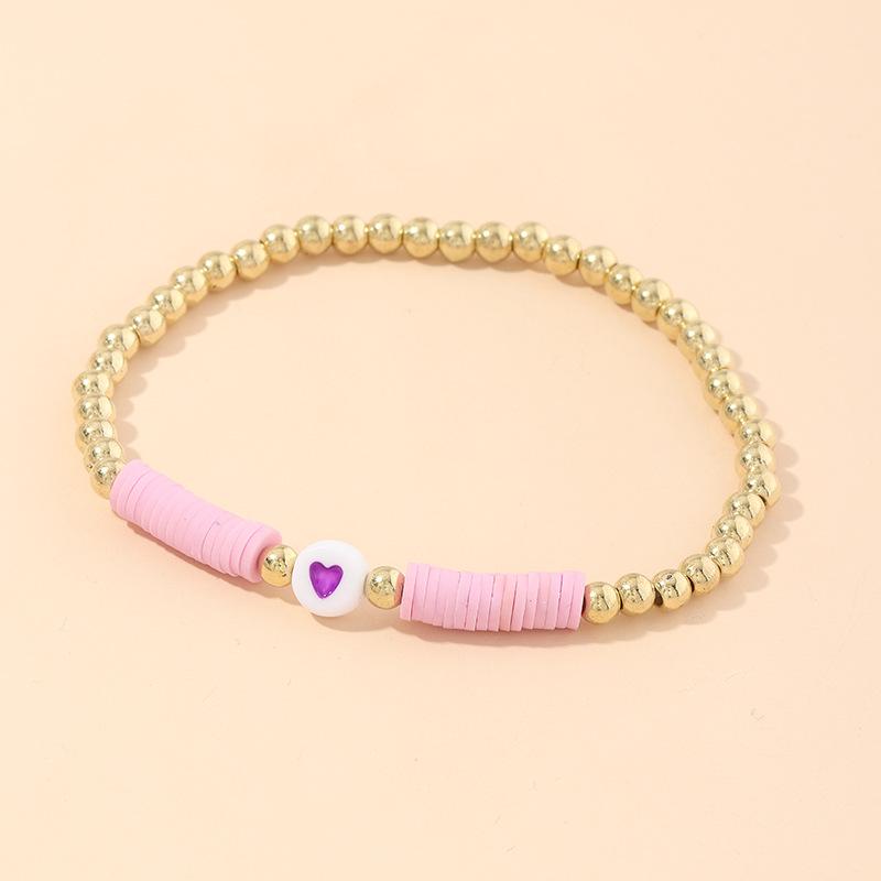 Wholesale color soft ceramic shell bracelets JWE-BT-e023