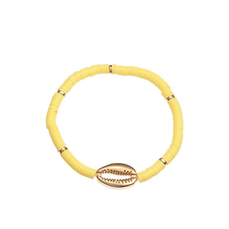 Wholesale color soft ceramic shell bracelets JWE-BT-e023