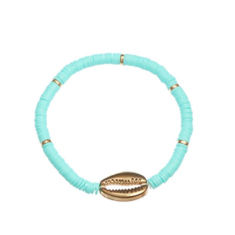 Wholesale color soft ceramic shell bracelets JWE-BT-e023