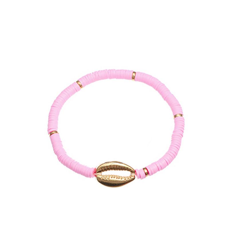 Wholesale color soft ceramic shell bracelets JWE-BT-e023