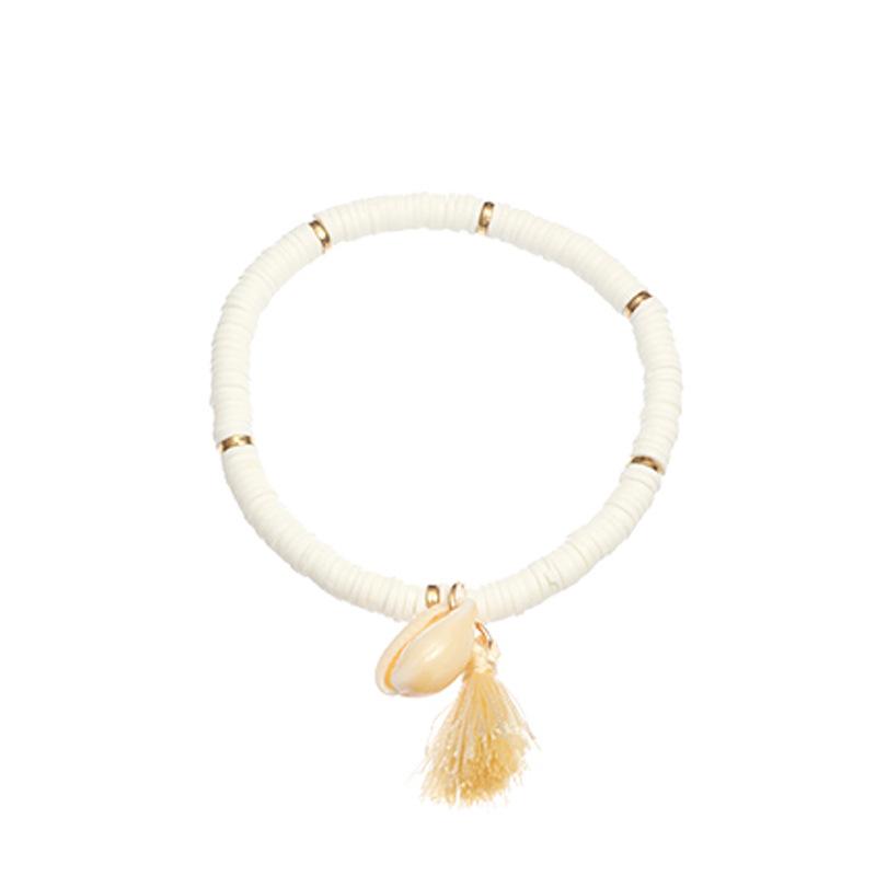 Wholesale color soft ceramic shell bracelets JWE-BT-e023