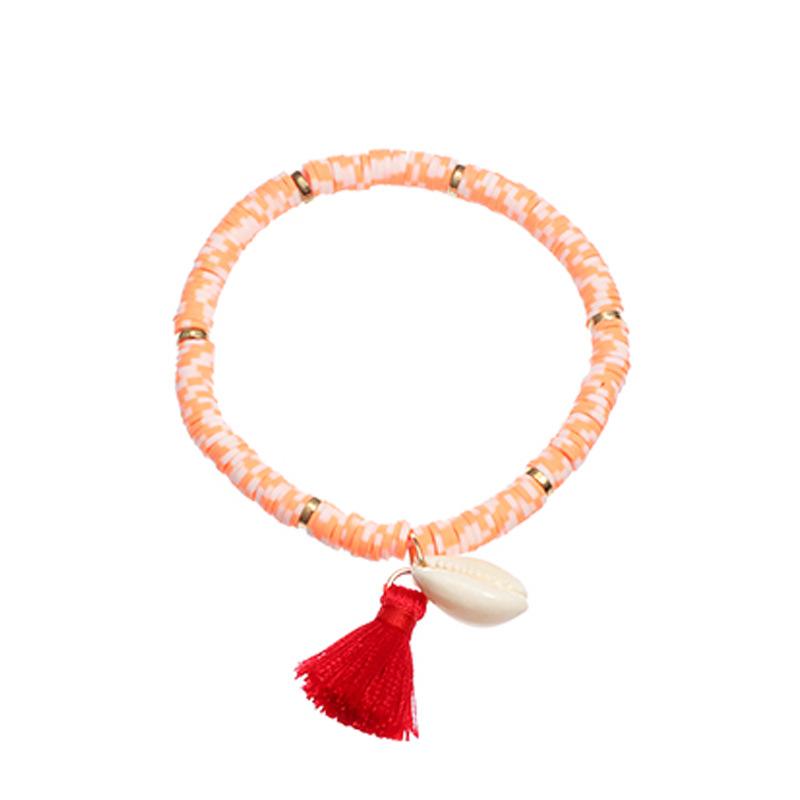 Wholesale color soft ceramic shell bracelets JWE-BT-e023