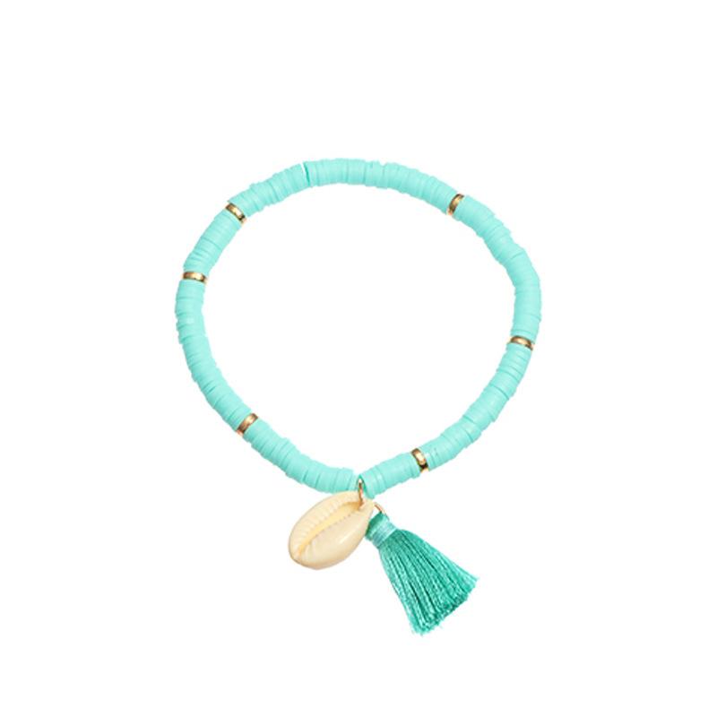 Wholesale color soft ceramic shell bracelets JWE-BT-e023