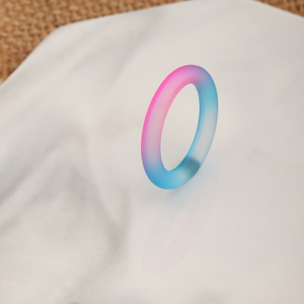 Wholesale colored resin ring JWE-RS-e082