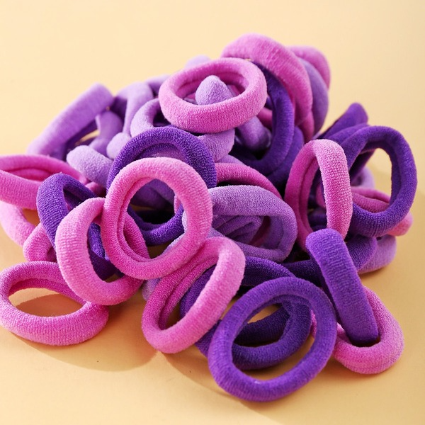 Wholesale colorful rubber band small daisy nylon towel loop Hair Scrunchies JWE-HS-F313