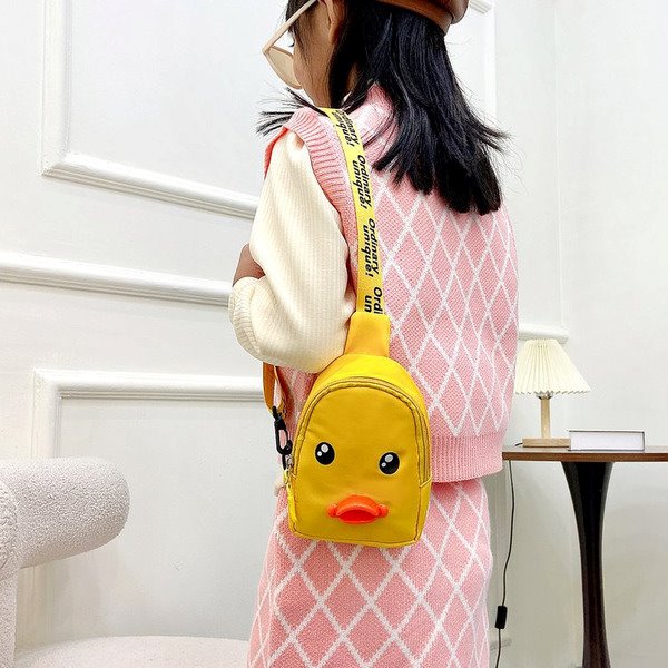 Wholesale cute little yellow duck shoulder bag JWE-SD-KR039
